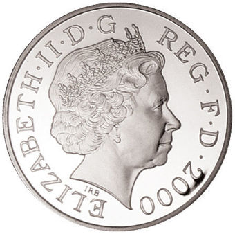 2000_£5_Queen_Mother_Silver_Piedfort_obv