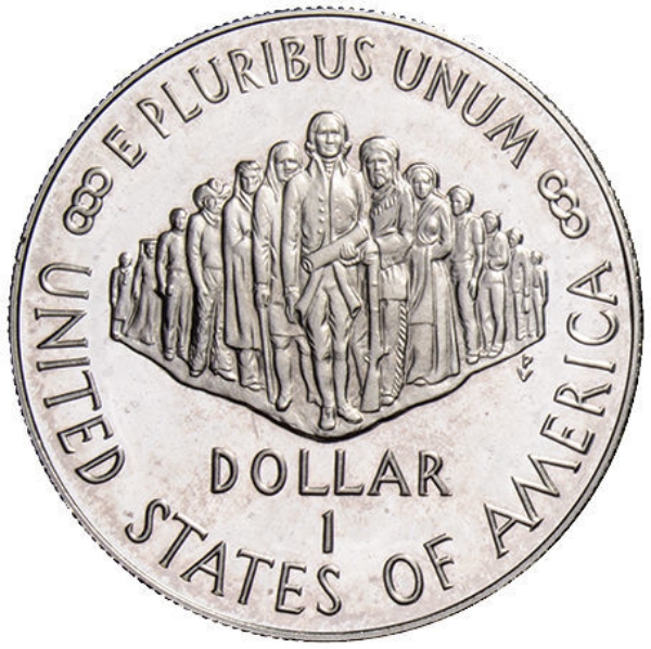 200th Anniversary of the American Constitution Silver Dollar_obv