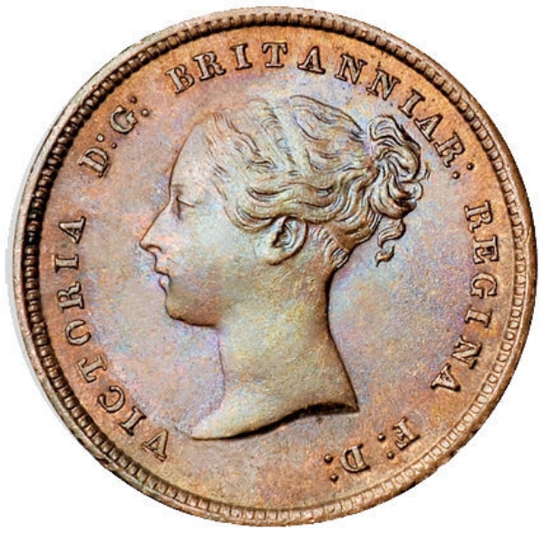1844_half_Farthing_obv
