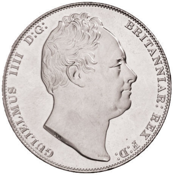 William IV, 3 Graces Cupro-Nickel Patina_Obv
