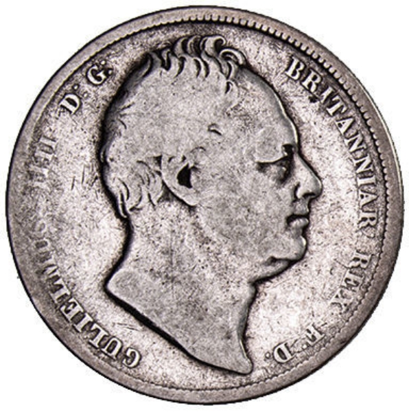 William IV_Halfcrown_Very_Good-obv