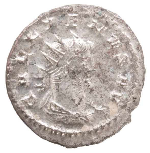 Gallienus. A.D. 253-268. Antioch - A.D. 267. Silvered Æ Ant. SOLI INVICTO_obv