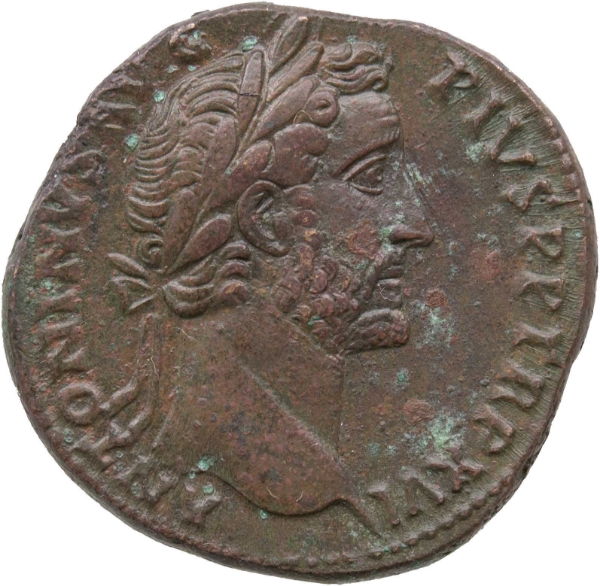 Antoninus Pius. A.D. 138-161. Rome - A.D. 146. Æ Sestertius. COS IIII_obv