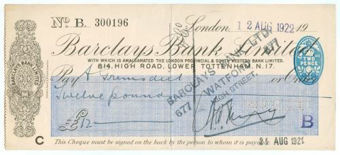 Picture of 814 High Road, Lower Tottenham N.17, London Prov. & S.Western Bank Ltd., 19(22),OTG107.2 