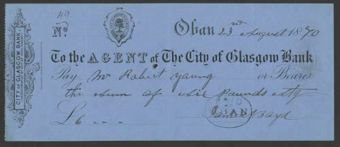 Picture of Agent of the City of Glasgow, Oban, 18(71)