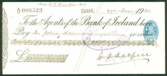Picture of Agents of the Bank of Ireland, Cavan, 19(20)