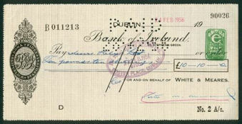 Picture of Bank of Ireland, St. Stephen's Green, Dublin, 19(56), special printing 