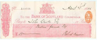 Picture of Bank of Scotland, Coldstream, 19(12)