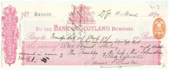 Picture of Bank of Scotland, Dumfries, 18(90)