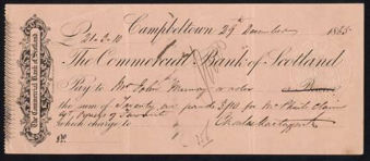 Picture of Commercial Bank of Scotland, Campbeltown, 18(66)