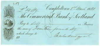 Picture of Commercial Bank of Scotland, Campbeltown, 18(80)