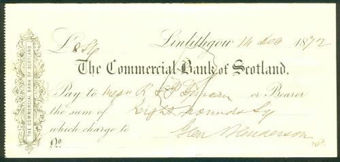 Picture of Commercial Bank of Scotland, Linlithgow, 18(72)