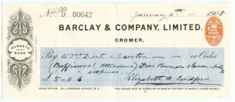 Picture of Cromer, 190(7), Gurneys Bank, OTG 62.3a