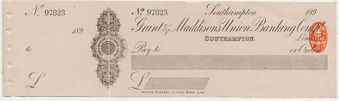 Picture of Grant & Maddison's Union Banking Co. Ltd., Southampton, 189(3)