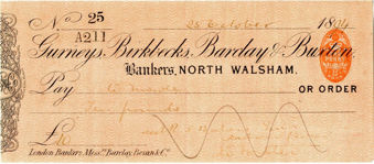 Picture of Gurneys, Birkbecks, Barclay & Buxton, North Walsham, 1890's