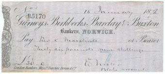 Picture of Gurneys, Birkbecks, Barclay & Buxton, Norwich, 18(78), type 2a