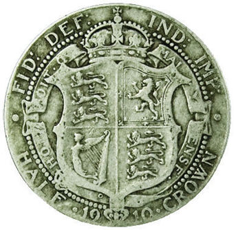 Picture of Edward VII, Type Set Farthing to Halfcrown