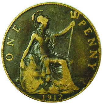 Picture of Edward VII, Type Set Farthing to Halfcrown