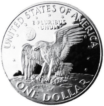 Ike 1971 Dollar Silver Proof S_rev