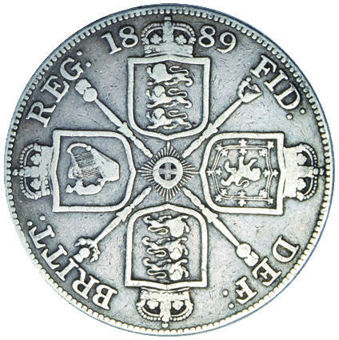 Victoria Double Florin_Very_Fine_rev