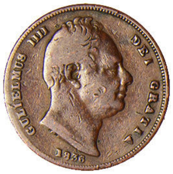 William IV_Farthing_obv