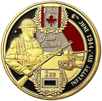 D-Day_6.6.1944_Five_Medallion_Canadian_Infantary_Obv