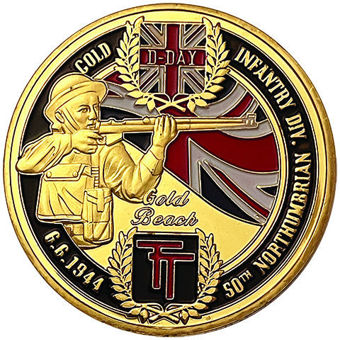 D-Day_6.6.1944_Five_Medallion_Victory_6th_june_obv
