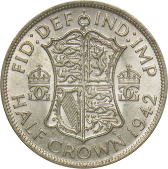 1942 Halfcrown Unc_rev