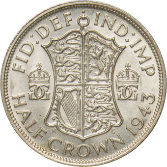 1943 Halfcrown Choice Unc_rev