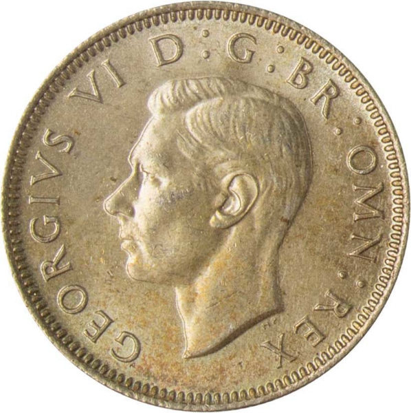 1945 Shilling English reverse_obv