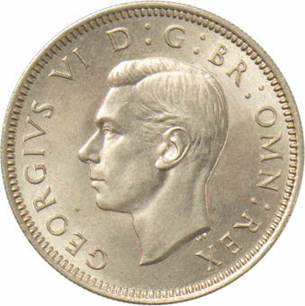 1950 English Shilling 