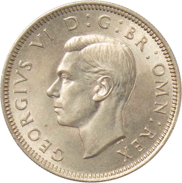1950 English Shilling 