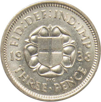 1938 Silver Threepence_rev