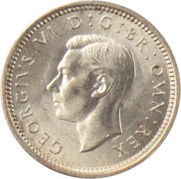 1940 Silver Threepence_obv