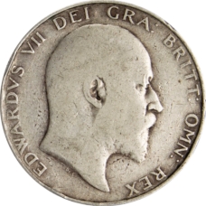 Edward VII_Halfcrown_Very_Good_obv