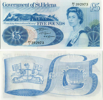 St Helena  £5 P7b Unc