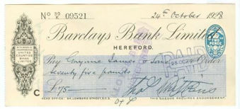 Picture of Hereford, United Counties Bank Ltd., 192(9), OTG 103.32