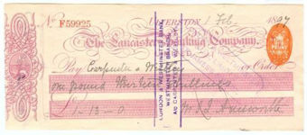 Picture of Lancaster Banking Co. Ltd, Ulverston, 18(97)