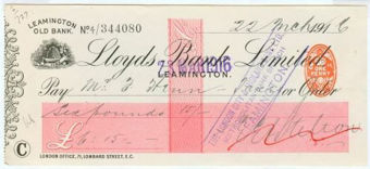 Picture of Leamington Old Bank, 191(6), Type 9a
