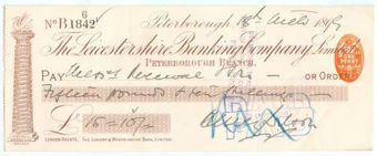 Picture of Leicestershire Banking Company Limited, Peterborough, 189(9)
