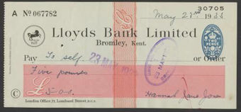 Picture of Lloyds Bank Ltd., Bromley, Kent, 19(33), Type 17a