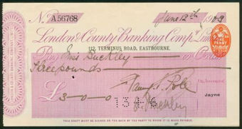 Picture of London & County Banking Co. Ltd., 112 Terminus Road, Eastbourne, 19(03)