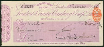 Picture of London & County Banking Co. Ltd., 324 & 325 High Holborn, 19(06)