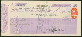 Picture of London & County Banking Co. Ltd., Pavilion Buildings, Brighton, 19(02)