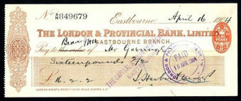 Picture of London & Provincial Bank, Ltd., Eastbourne, 190(4)
