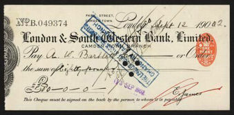 Picture of London & South Western Bank Ltd., Camden Town, 190(0)