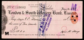 Picture of London & South Western Bank Ltd., Hampstead, 191(1)