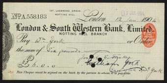 Picture of London & South Western Bank Ltd., Notting Hill, 190(4)