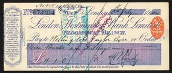 Picture of London & Westminster Bank Ltd., 214 High Holborn, Bloomsbury Branch, 19(03)