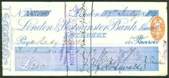 Picture of London & Westminster Bank Ltd., Lothbury, 18(97)
